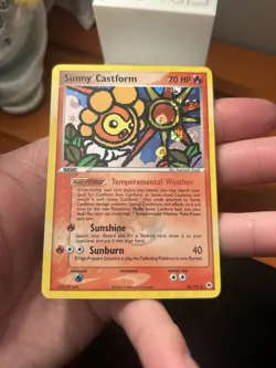 Pokemon TCG Sunny Castform EX Hidden Legends 26/101 Reverse Holo Rare Card - Image 1