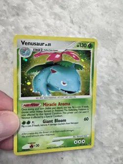 Pokemon Venusaur - 20/132 Secret Wonders Holo Card SWIRL and HOLO BLEED!! - Image 4