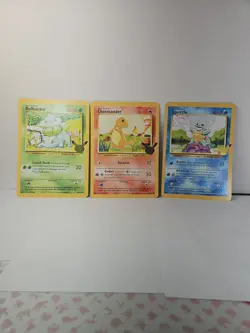 Pokemon First Partners Kanto Starters Jumbo Cards 25th Anniversary CARDS ONLY - Image 1