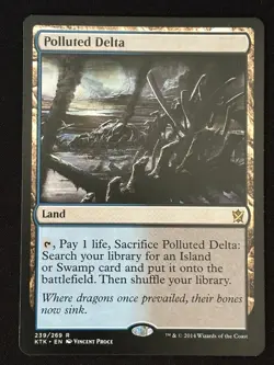 1x MTG Polluted Delta - Khans of Tarkir (KTK) #239 - Magic the Gathering - Image 3