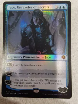 Magic the Gathering: Jace, Unraveler of Secrets Innistrad Remastered Foil - Image 1