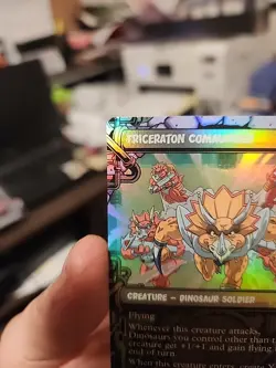 Triceraton Commander MTG TMNT Showcase Foil - Image 3