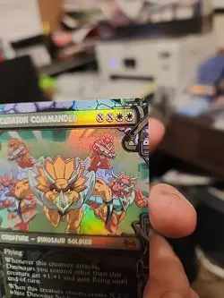 Triceraton Commander MTG TMNT Showcase Foil - Image 4