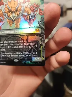 Triceraton Commander MTG TMNT Showcase Foil - Image 5