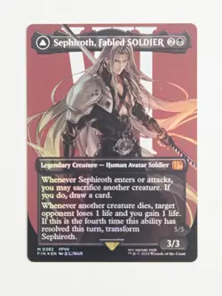 Sephiroth, Fabled SOLDIER (0382) (Borderless) Final Fantasy Foil - Image 1