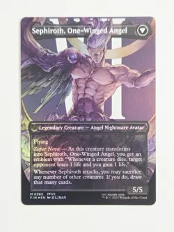 Sephiroth, Fabled SOLDIER (0382) (Borderless) Final Fantasy Foil - Image 2