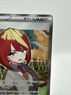 Pokemon TCG Trainer Mela Ultra Rare Holo Card 140/131 Prismatic Evolutions - Image 5