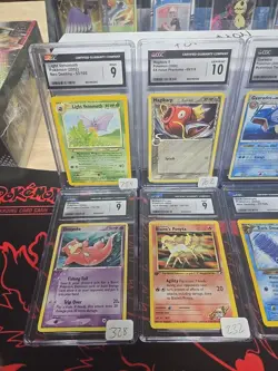 Mixed Graded Vintage Pokemon Cards Cgc Lot Of 8 Cards - Image 1