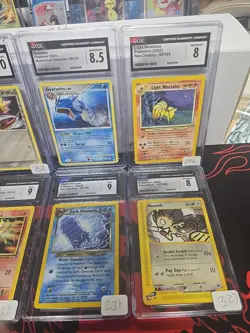 Mixed Graded Vintage Pokemon Cards Cgc Lot Of 8 Cards - Image 2
