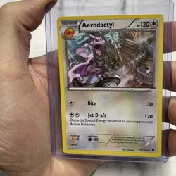 Aerodactyl 76/124 XY - Fates Collide Rare Normal Pokemon TCG LP+ Card Pokemon - Image 1