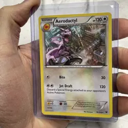 Aerodactyl 76/124 XY - Fates Collide Rare Normal Pokemon TCG LP+ Card Pokemon - Image 2