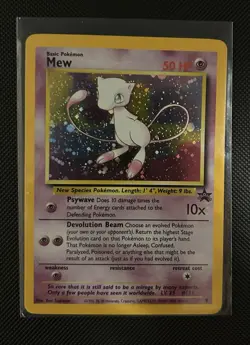 Mew Black Star Promo Holo Rare Pokemon WOTC 09/53 LP Condition - Image 1