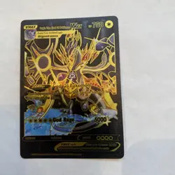 Lugia The God Of Pokemon VMAX Hp758 Black Foil Fan Art Card God Rage🔥🔥🔥 - Image 1