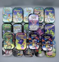 Pokemon Tcg - Empty Mini Tin Lot (20) - Celebrations/ 151/ Paldean Fates - Image 1