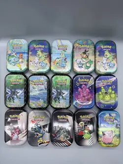 Pokemon Tcg - Empty Mini Tin Lot (20) - Celebrations/ 151/ Paldean Fates - Image 2