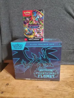 Pokemon 1 Phantasmal Flames ETB & 1 Phantasmal Flames Booster Bundle - Image 1