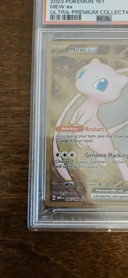 PSA 9 Metal Mew ex SVP 205/165 Full Art Ultra Rare 151 UPC Promo Pokemon Card - Image 4
