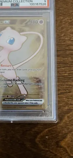 PSA 9 Metal Mew ex SVP 205/165 Full Art Ultra Rare 151 UPC Promo Pokemon Card - Image 5