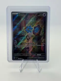 Bronzor # 170/162 Illustration Rare Pokemon Temporal Forces 2024 NM - Image 1