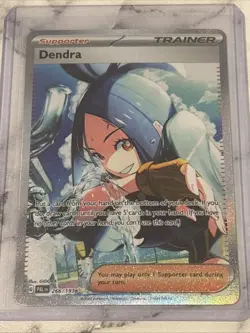 Pokemon Paldea Evolved Dendra-Trainer Special Illustration Rare 266/193 - Image 1