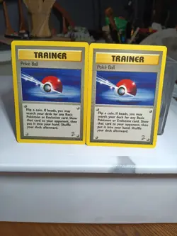 (2) Pokemon TCG Base Set 2 121/130 Pokeball NM Vintage WoTC Trainer Pokeball - Image 1