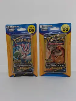 Two (2) Pokemon DG Mini Blisters sealed - SUN & MOON Unbroken Bonds 4 Packs - Image 1