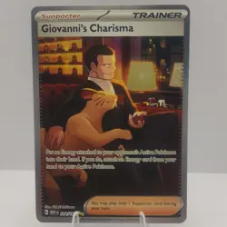 Pokemon TCG 151 Trainer Giovanni's Charisma 197/167 & Full Art 204/167 - Image 2