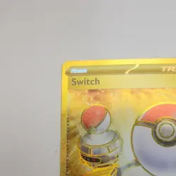 Pokemon Switch 206/165 Scarlet & Violet 151 Gold Secret Rare Trainer Holo - Image 5