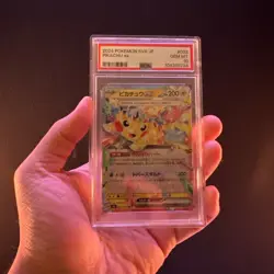 2024 POKEMON JPN SV8-SUPER ELECTRIC BREAKER #033 PIKACHU EX PSA 10 - Image 1
