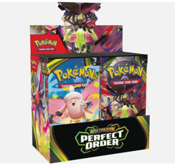 Pokemon Mega Evolution Perfect Order Booster Box Sealed ships 3-27 - Image 1