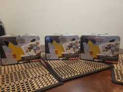 Pokemon Celebrations 25th Anniversary Lunch Box Tin Set Of 3 - Image 1