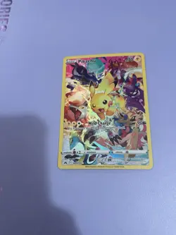 Pokemon Pikachu TCG Crown Zenith Holo Full Art Secret Rare - Image 1