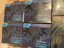 Pokemon TCG Phantasmal Flames Factory Sealed Bundle Lot! 2X UPC & 4X ETB + MORE! - Image 4