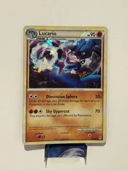 Pokemon Lucario 14/95 Cracked Ice Holo Call of Legends - Image 1