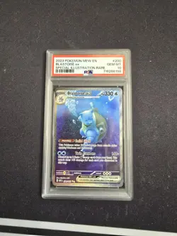 PSA 10 GEM 2023 Pokemon Blastoise ex Special Illustration Rare 151 EN #20 PSA 10 - Image 1