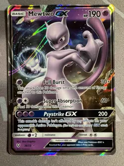 Pokemon Mewtwo GX 39/73 Shining Legends Ultra Rare Holo - Image 1