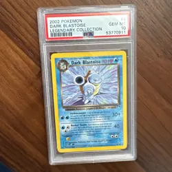 Pokemon Dark Blastoise Legendary Coll. NON Holo Rare #4 PSA 10 Gem Mint - Image 2