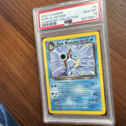 Pokemon Dark Blastoise Legendary Coll. NON Holo Rare #4 PSA 10 Gem Mint - Image 3