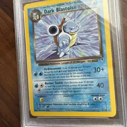 Pokemon Dark Blastoise Legendary Coll. NON Holo Rare #4 PSA 10 Gem Mint - Image 5