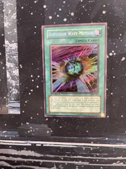 YUGIOH DIFFUSION WAVE-MOTION MFC-107 SECRET 1ST ED MP 1996 - Image 1