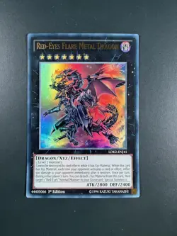 Yugioh - Red-Eyes Flare Metal Dragon - Ultra Rare - LDK2 - 1st - Image 1
