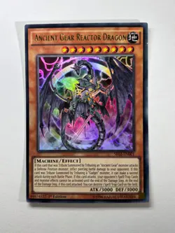 Ancient Gear Reactor Dragon SR03-EN001 Ultra Rare 1st Edition YuGiOh Card NM - Image 1