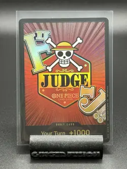 DON !! Card CHAMPIONSHIP JUDGE Promo One Piece Card 25-26 ENGLISH - RARE - Image 1
