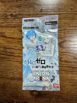 UNION ARENA Re:Zero Starting Life in Another World Japanese Sealed Pack - Image 1