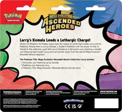 Pokemon Mega Evolution Ascended Heroes Collection Larry - New/Sealed - Image 2