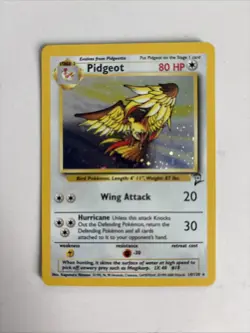 Pokemon TCG Base Set 2 Pidgeot Holo Rare Card WOTC 2000 - Image 2