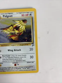Pokemon TCG Base Set 2 Pidgeot Holo Rare Card WOTC 2000 - Image 3