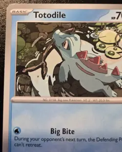 Totodile 039/162 Common Scarlet & Violet: Temporal Forces Pokemon TCG - Image 2