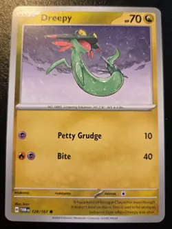 Dreepy 128/167 Common Scarlet & Violet: Twilight Masquerade Pokemon TCG - Image 1