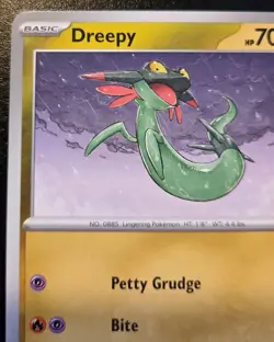 Dreepy 128/167 Common Scarlet & Violet: Twilight Masquerade Pokemon TCG - Image 2
